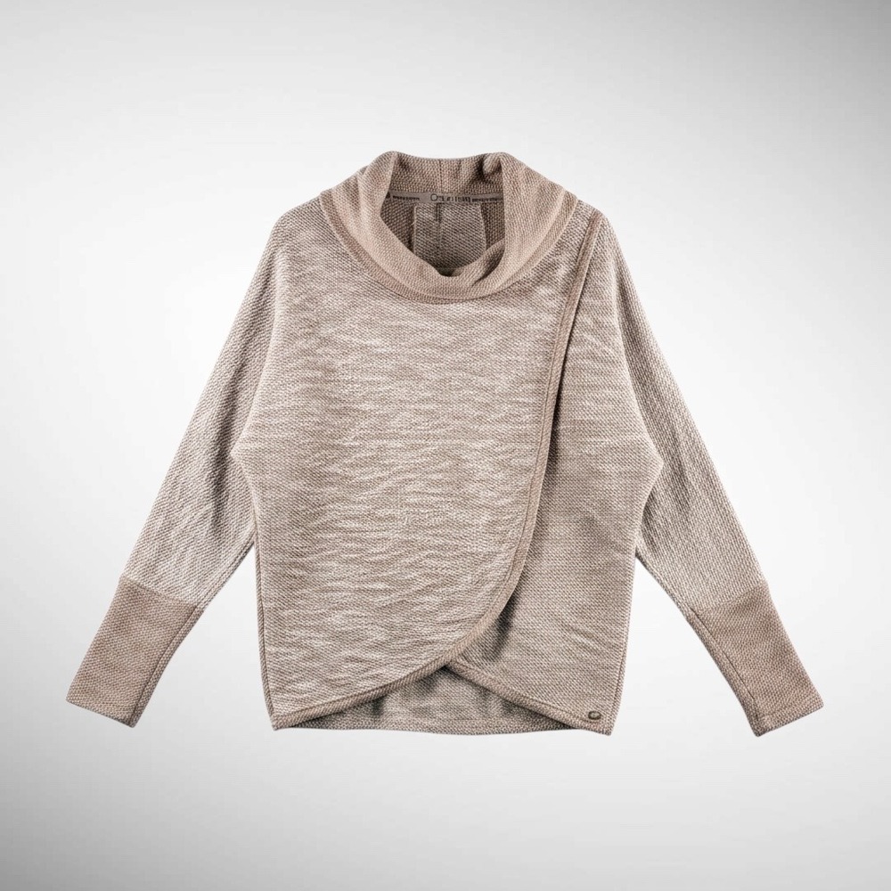 CALVIN KLEIN PERFORMANCE Cowl Neck Tulip Hem Pullover Sweater, Medium